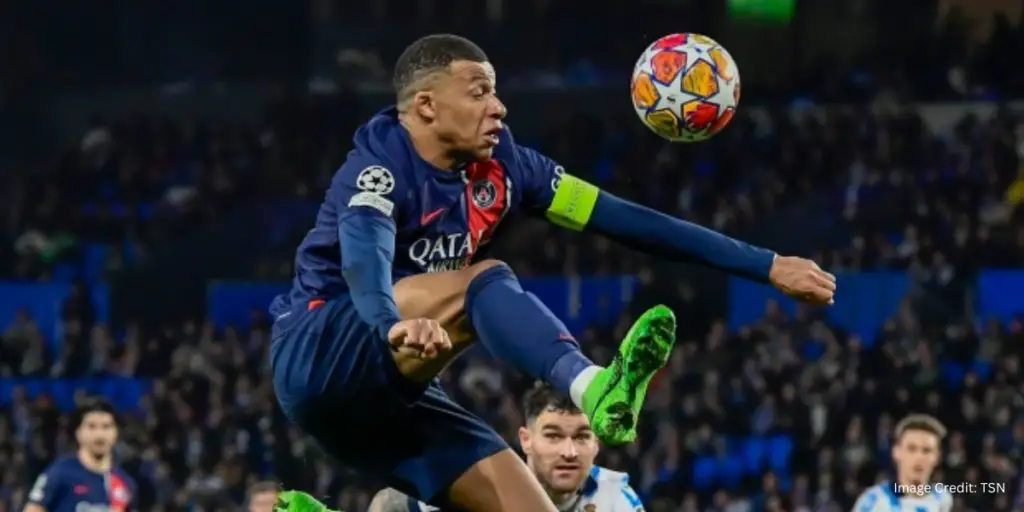 PSG into Champions League Quarter as Mbappe braces fire against Real Sociedad