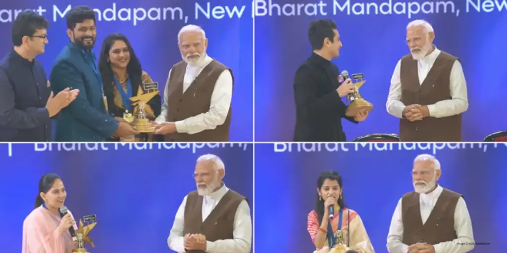 National Creators Award 2024 : प्रधानमंत्री मोदी ने राष्ट्रीय निर्माता पुरस्कार 2024 प्रदान किए